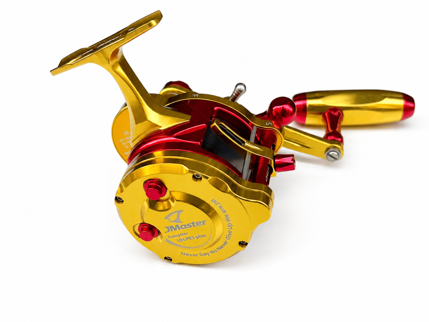 Jigging Master Gangster PE3+ Plus Underhead LH Gold Red Titanium Çıkrık