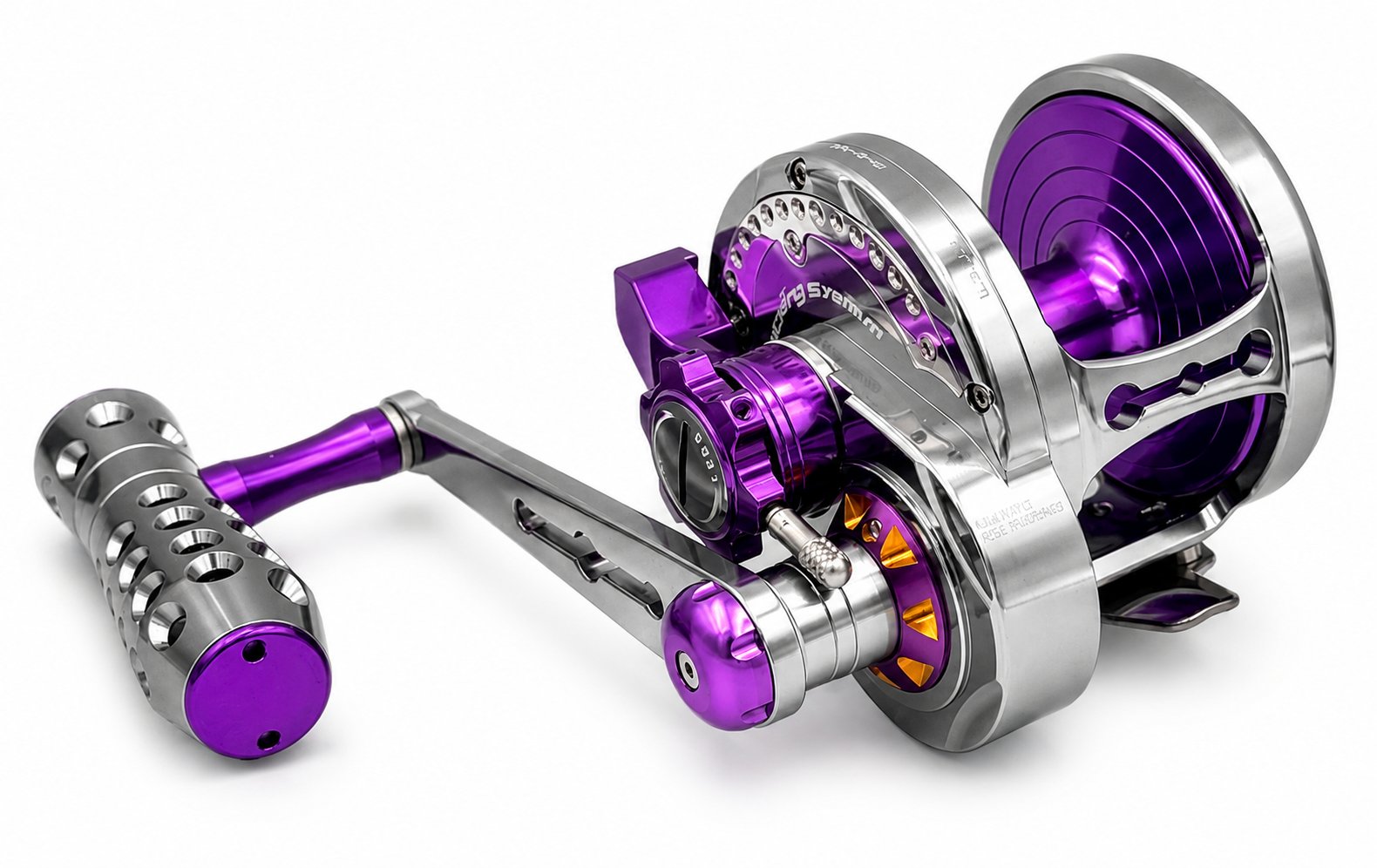 Jigging Master Monster Game Turbo Knob PE5N RH Titanium Purple Çıkrık