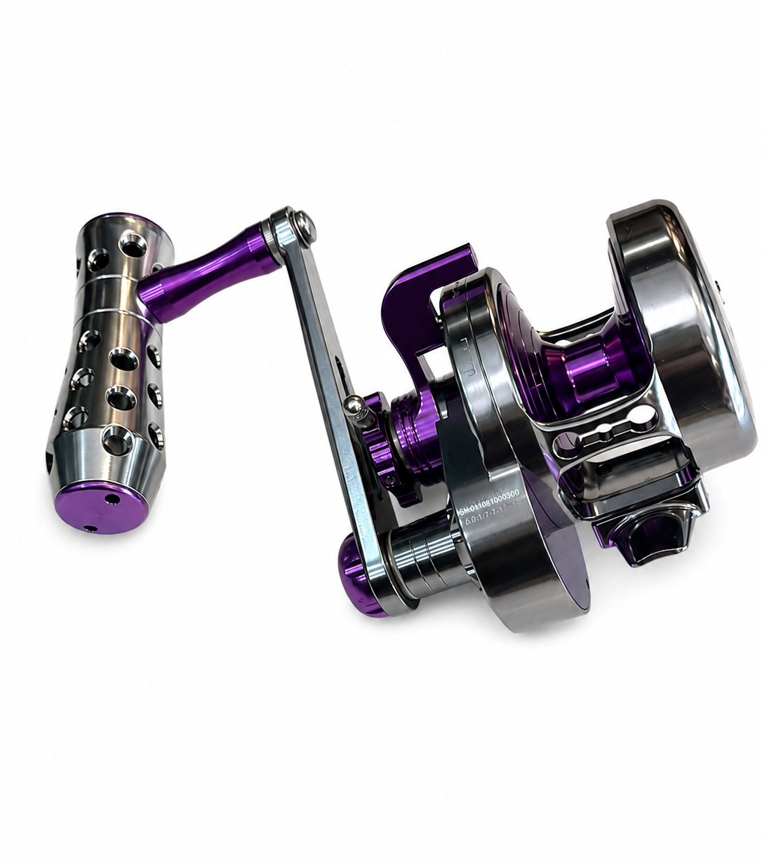 Jigging Master Monster Game Turbo Knob PE3 RH Titanium Purple Çıkrık