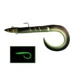 Wing Eel 160GR 33.5CM CLR:15 Khaki Luminous Green Silikon Balık