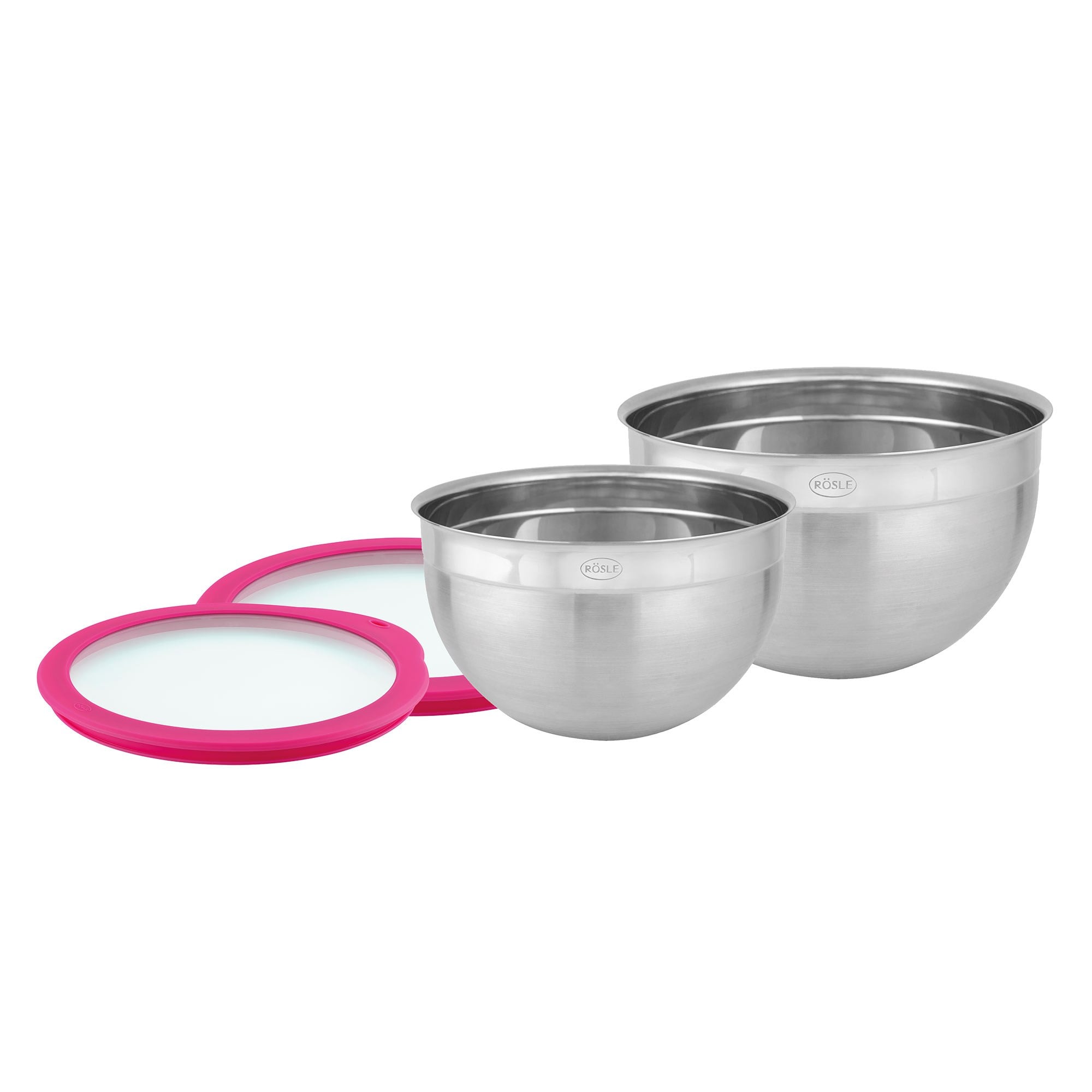 Rösle Cam kapaklı kase seti, 20-24 cm
