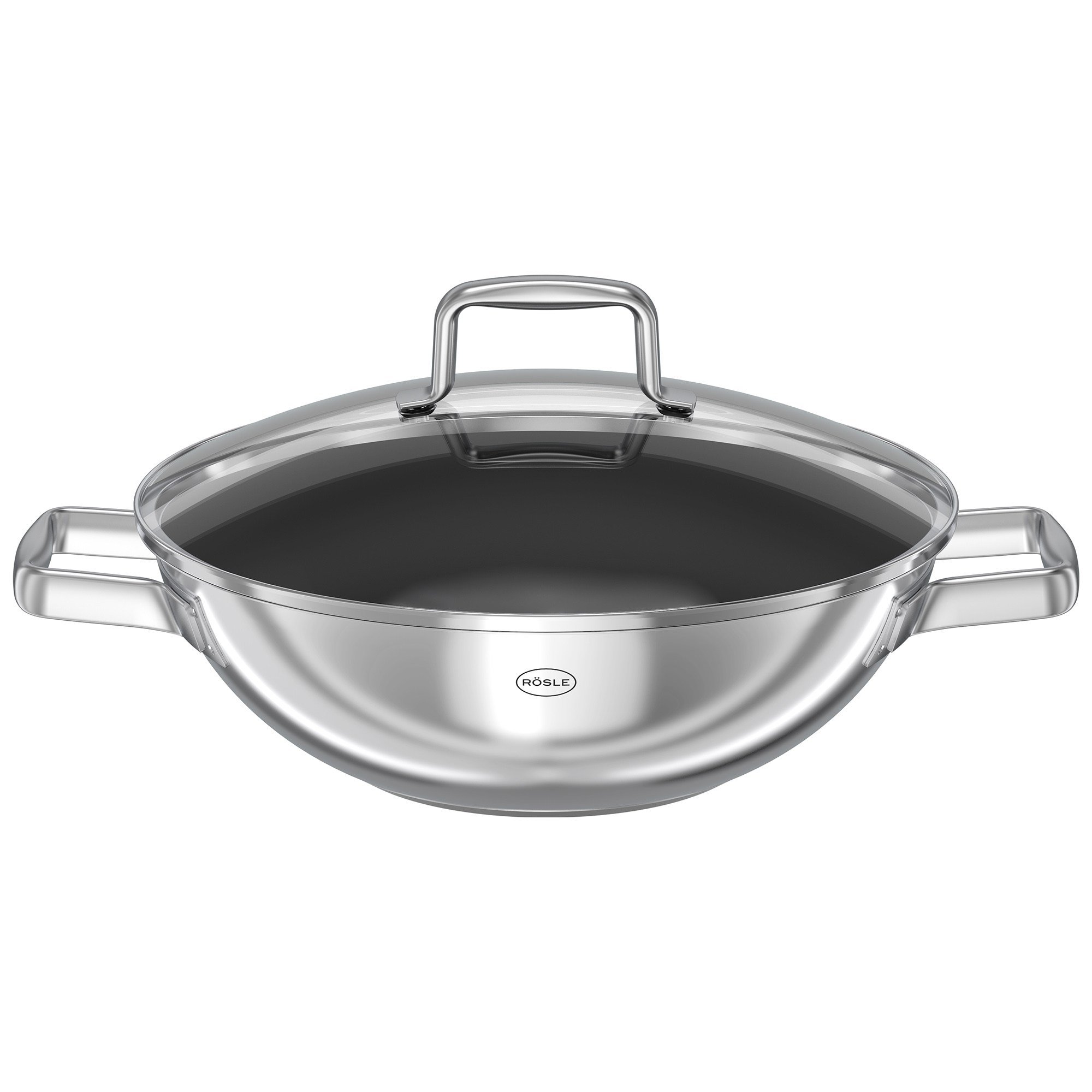 Rösle Moments Cam Kapaklı Wok Tavası 28 cm 13313
