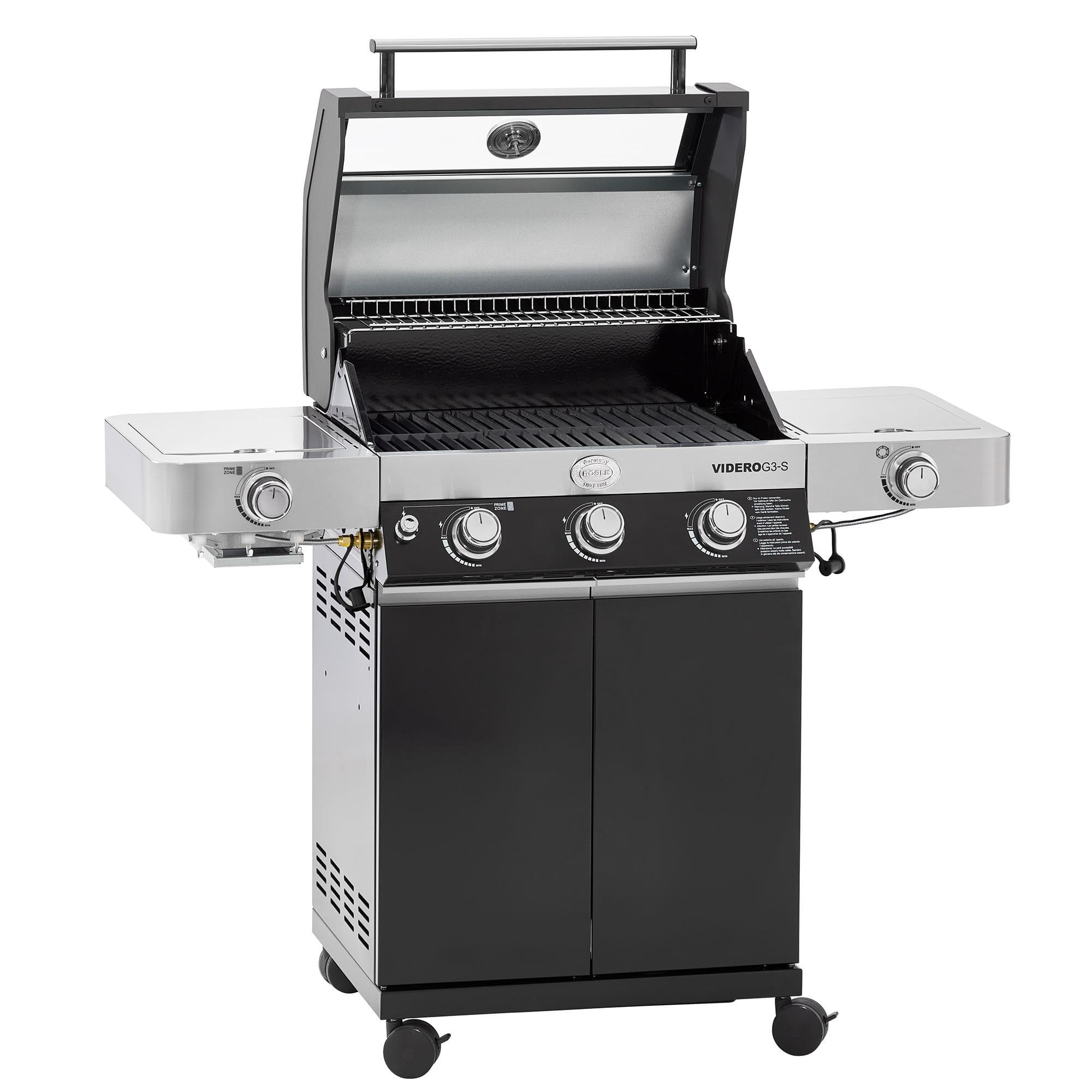Rösle Videro G3-S Vario Gazlı Barbekü İstasyonu Siyah 25530