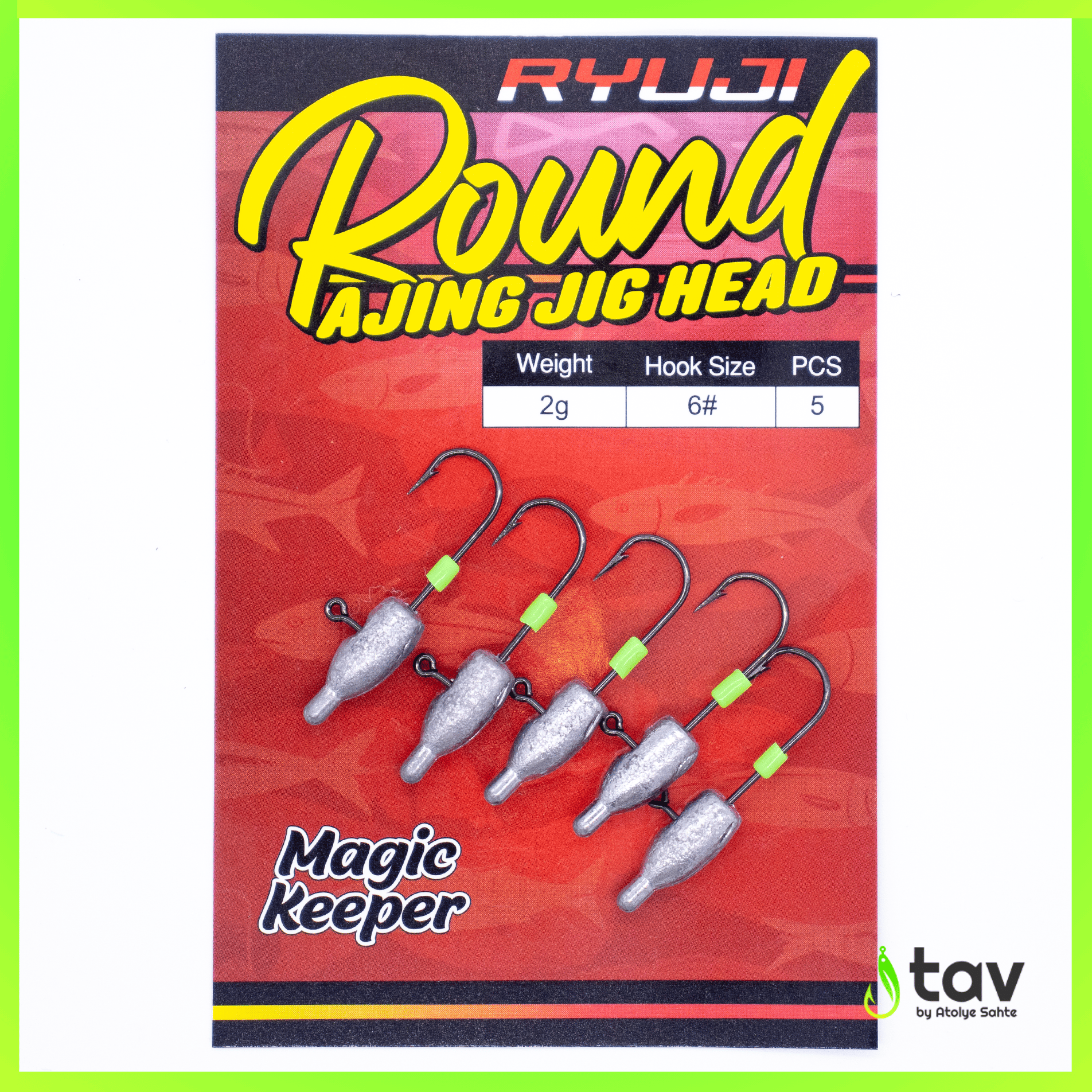 RYUJİ ROUND AJİNG JİG HEAD