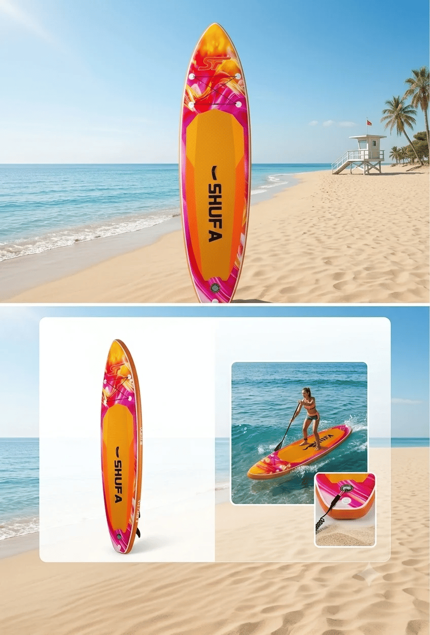 SHUFA Şişme Sup Board/ Stand Up Paddle Board 320*81*15cm Full Set