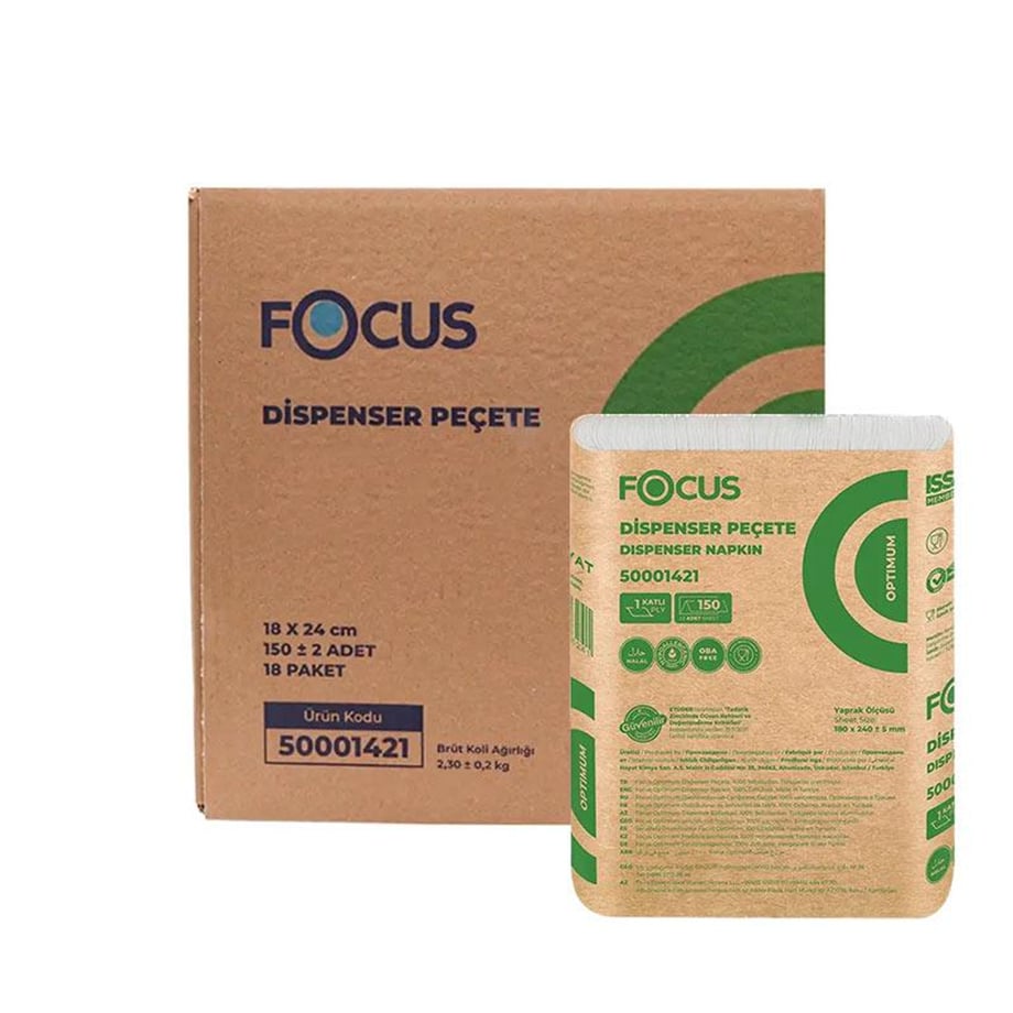 1421 FOCUS OPT. DISP.PECETE 150 Lİ 18 PKT 2,3 KG