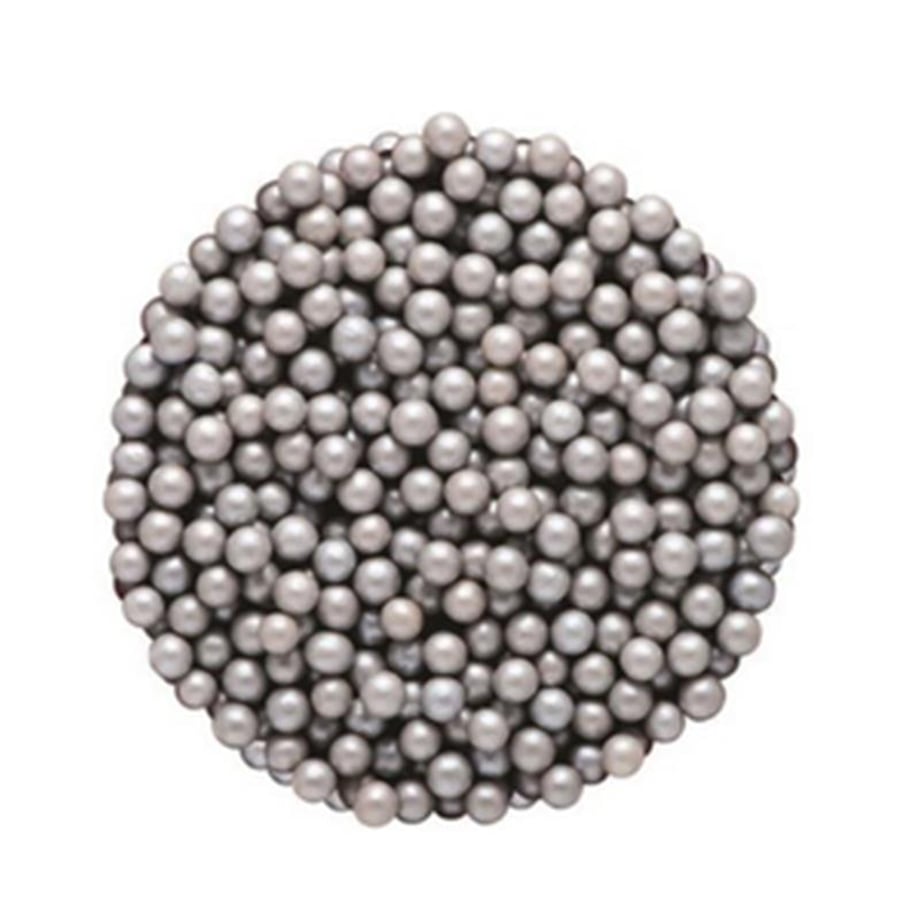 2 Mm Boncuk Şeker Gümüş   (1000 Gr)