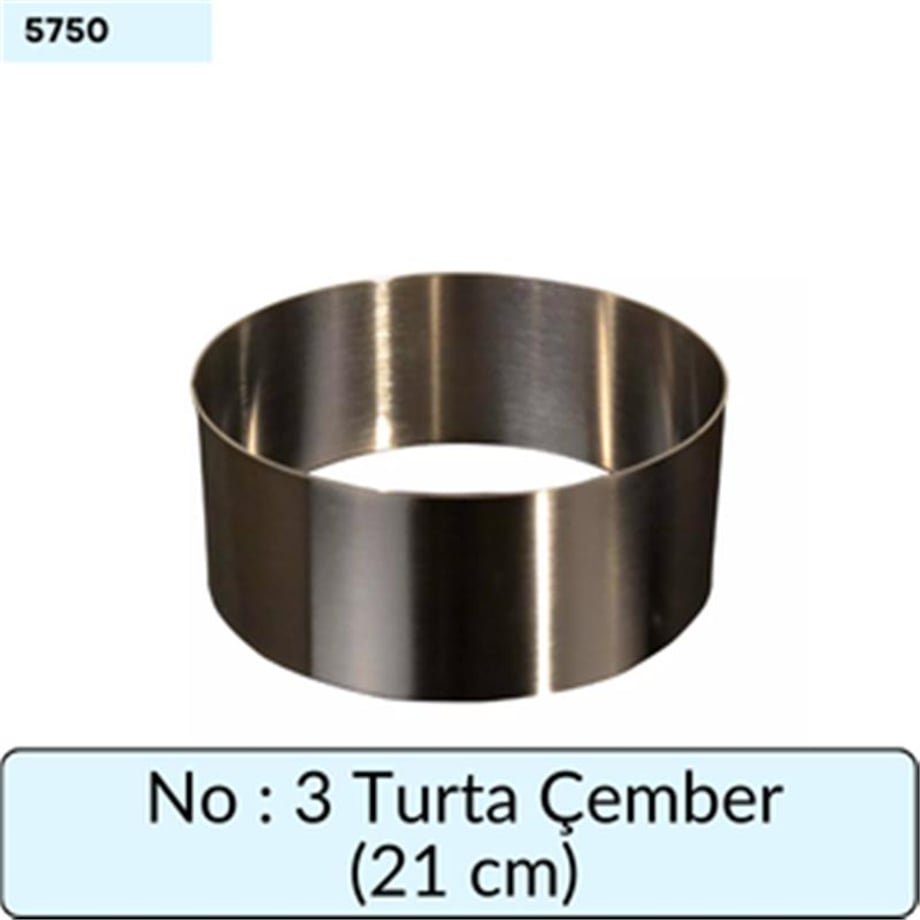 3 No Turta Çember (21 Cm)