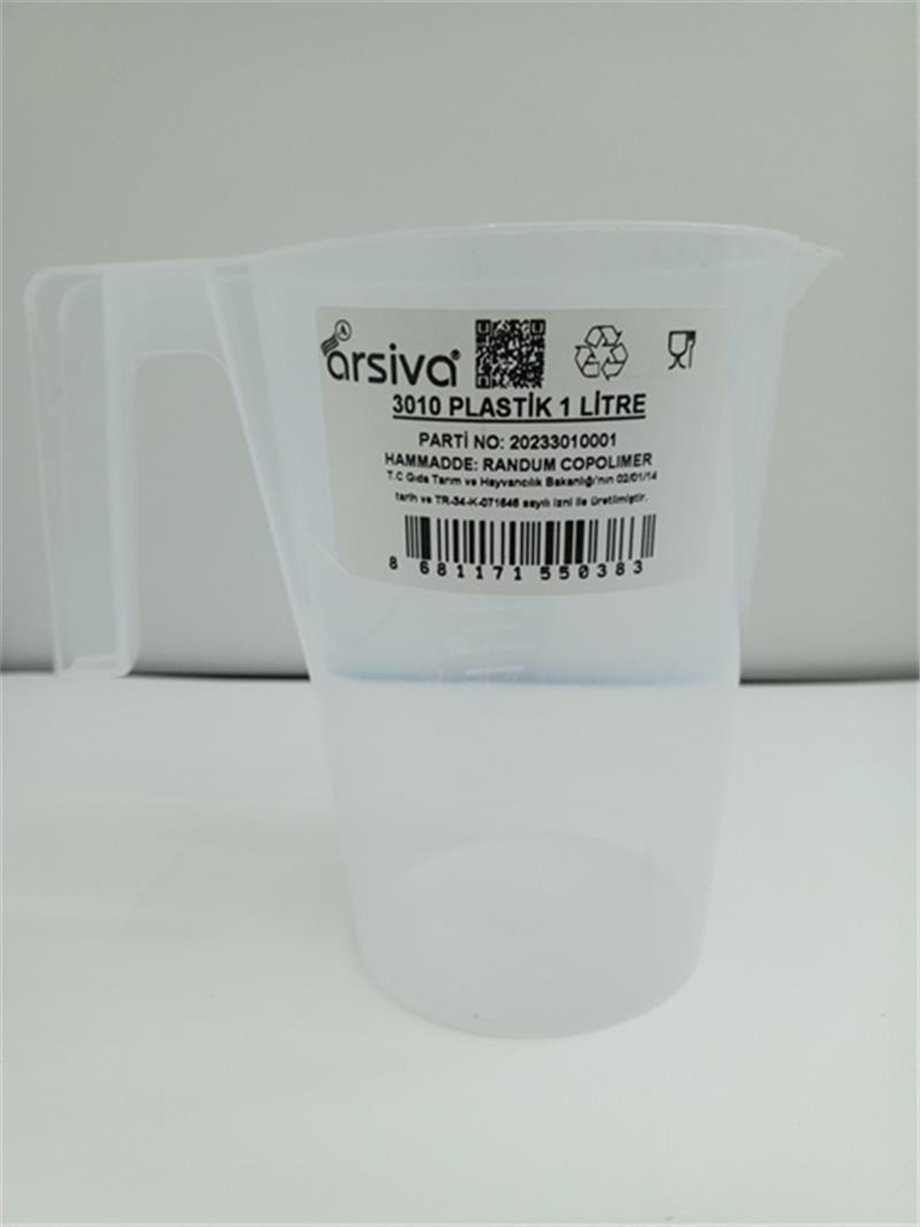 3010 Plastik Litre Ölçek (1 LT)
