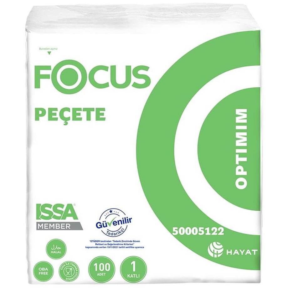 5122 FOCUS OPT. PEÇETE 100 LÜ 32 PKT 3 KG