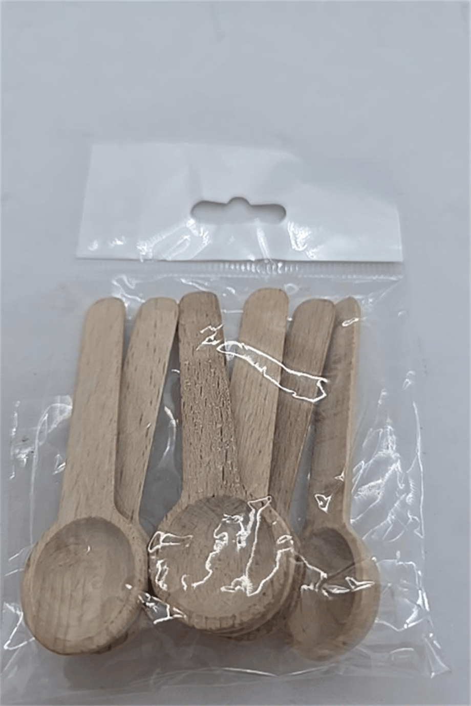 Ahşap Küçük Kaşık 7 Cm   (6 Lı)