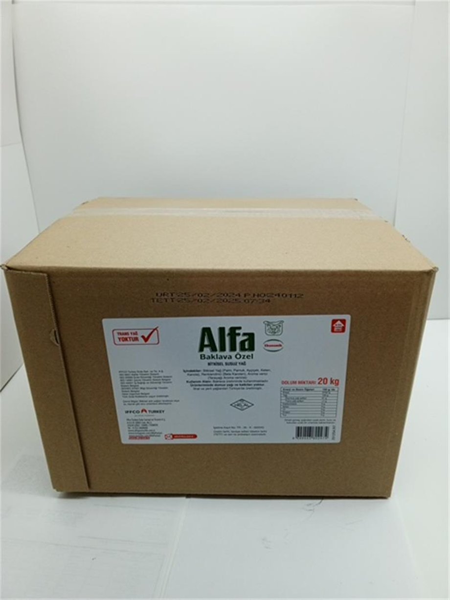 Alfa Yağ Baklavalık Eco Özel   (20 KG)