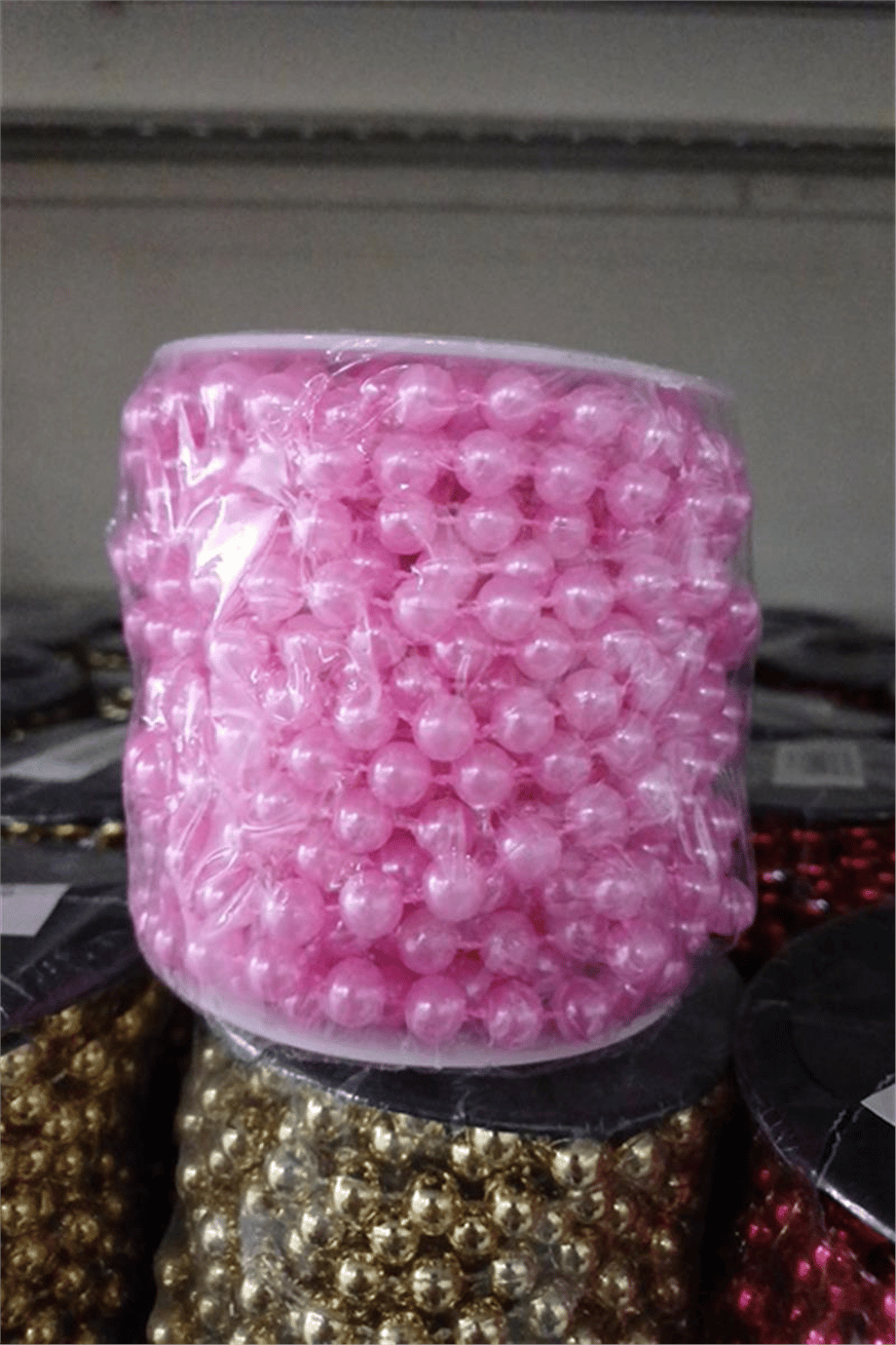BONCUK SÜS ZİNCİR SEDEFLİ PEMBE