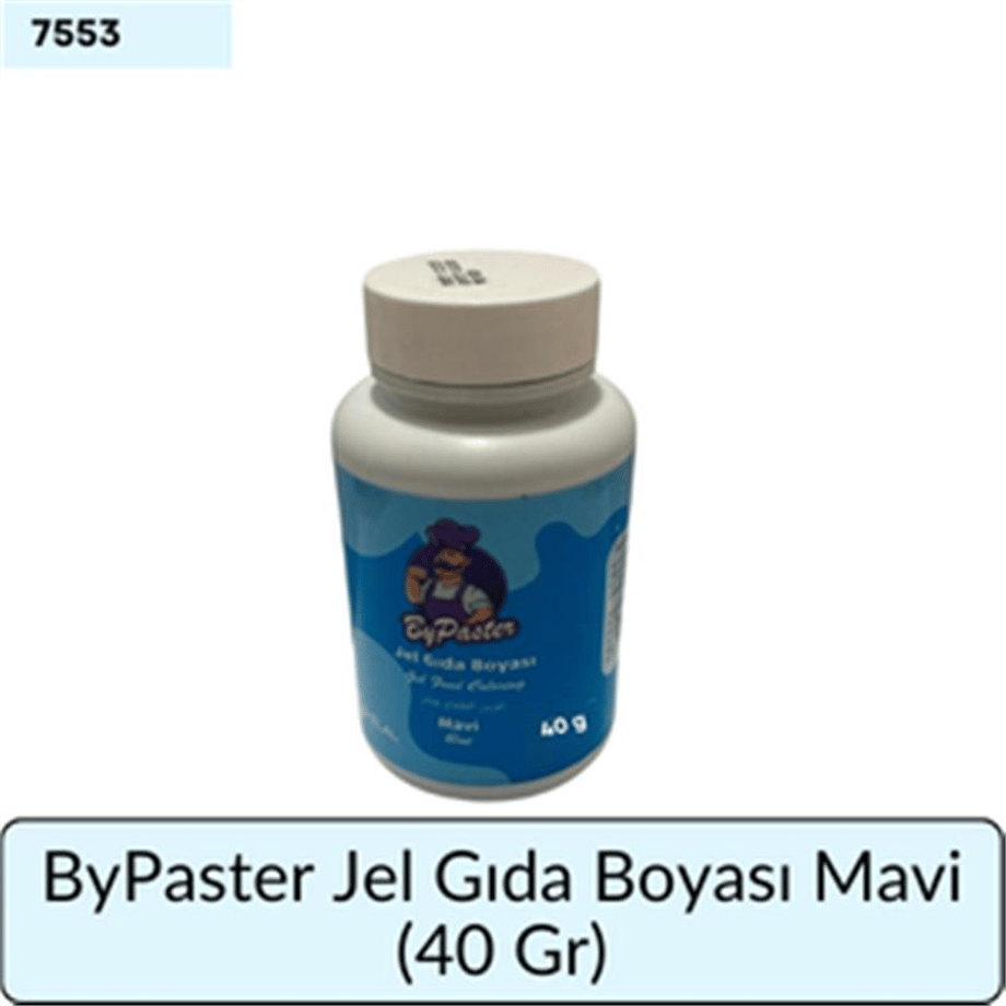 ByPaster Jel Gıda Boyası Mavi     (40 GR)
