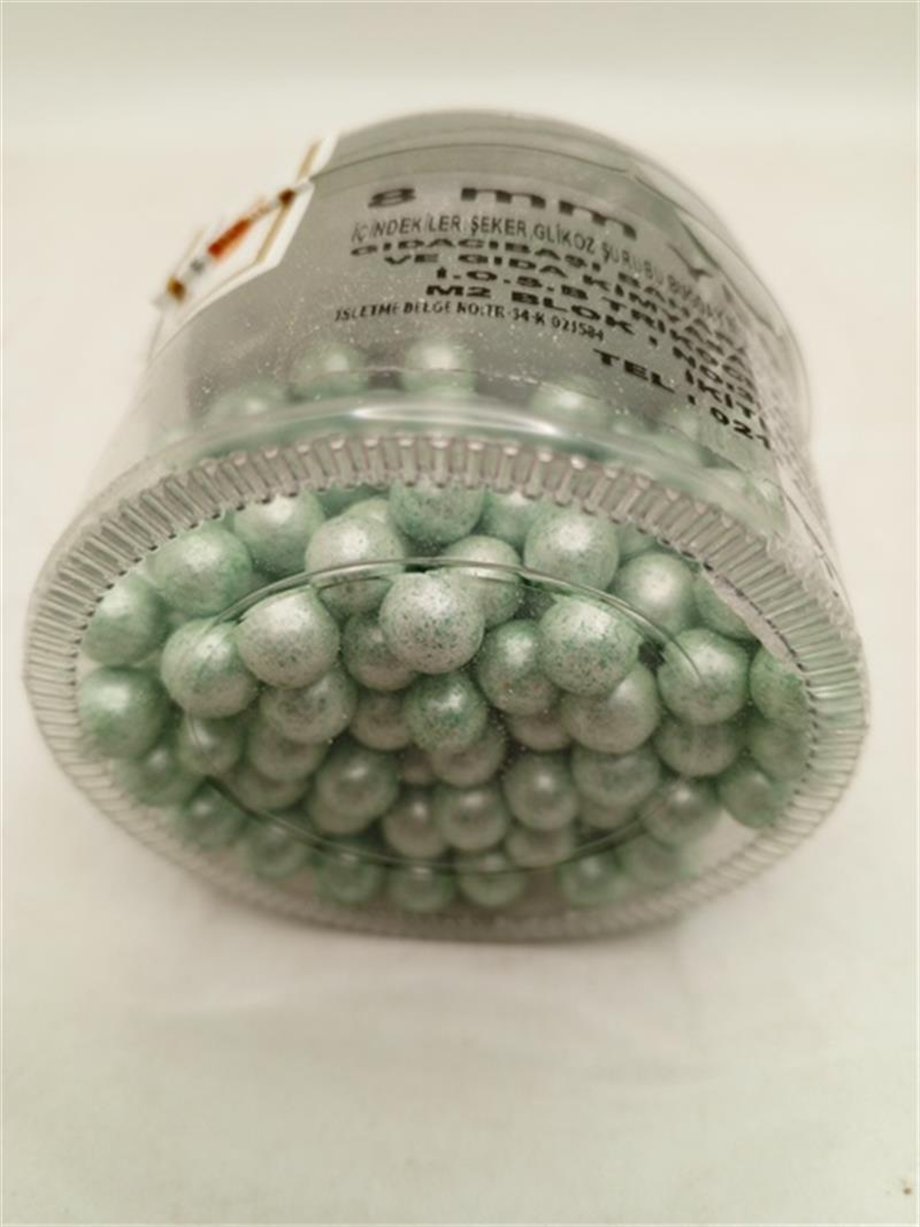 Cakepops Boncuk Yeşil  8 Mm  (250 Gr)