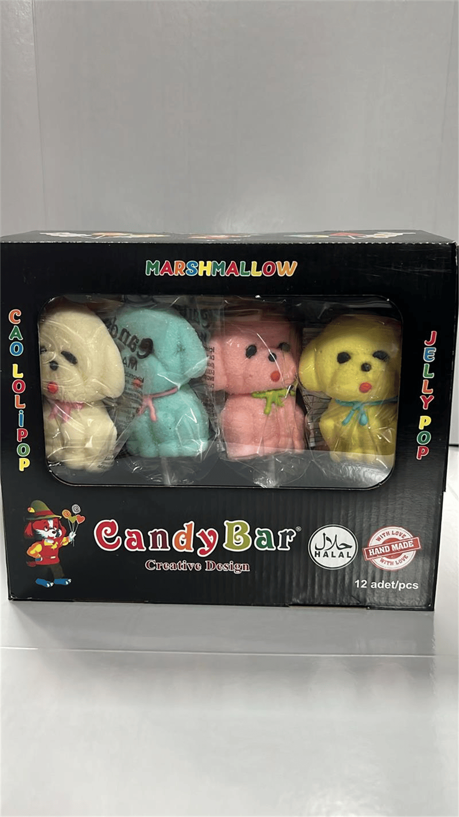 Candy Bar Marshmallow Köpek 35 Gr   (12 Li)