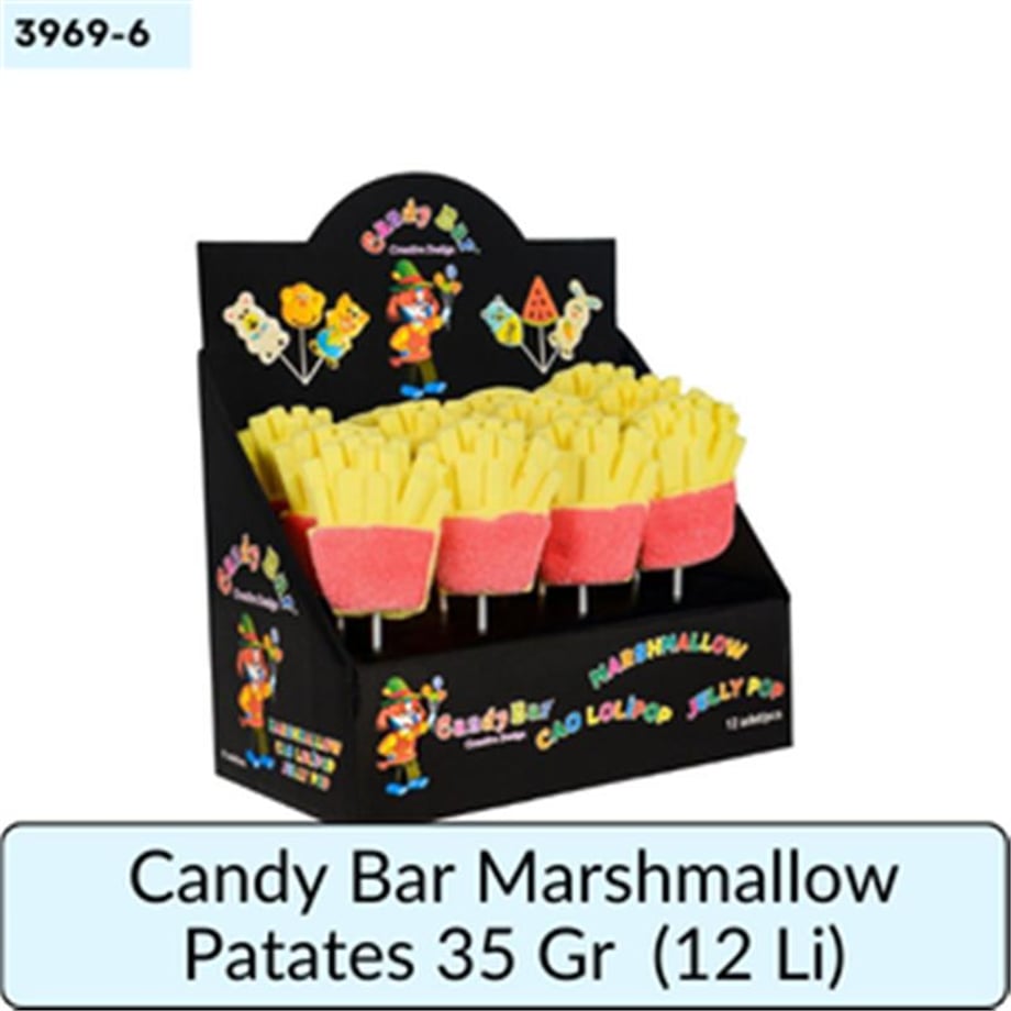 Candy Bar Marshmallow Patates 35 Gr   (12 Li)