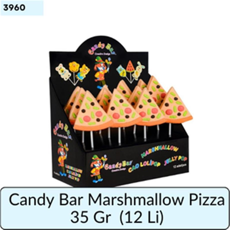 Candy Bar Marshmallow Pizza 35 Gr   (12 Li)