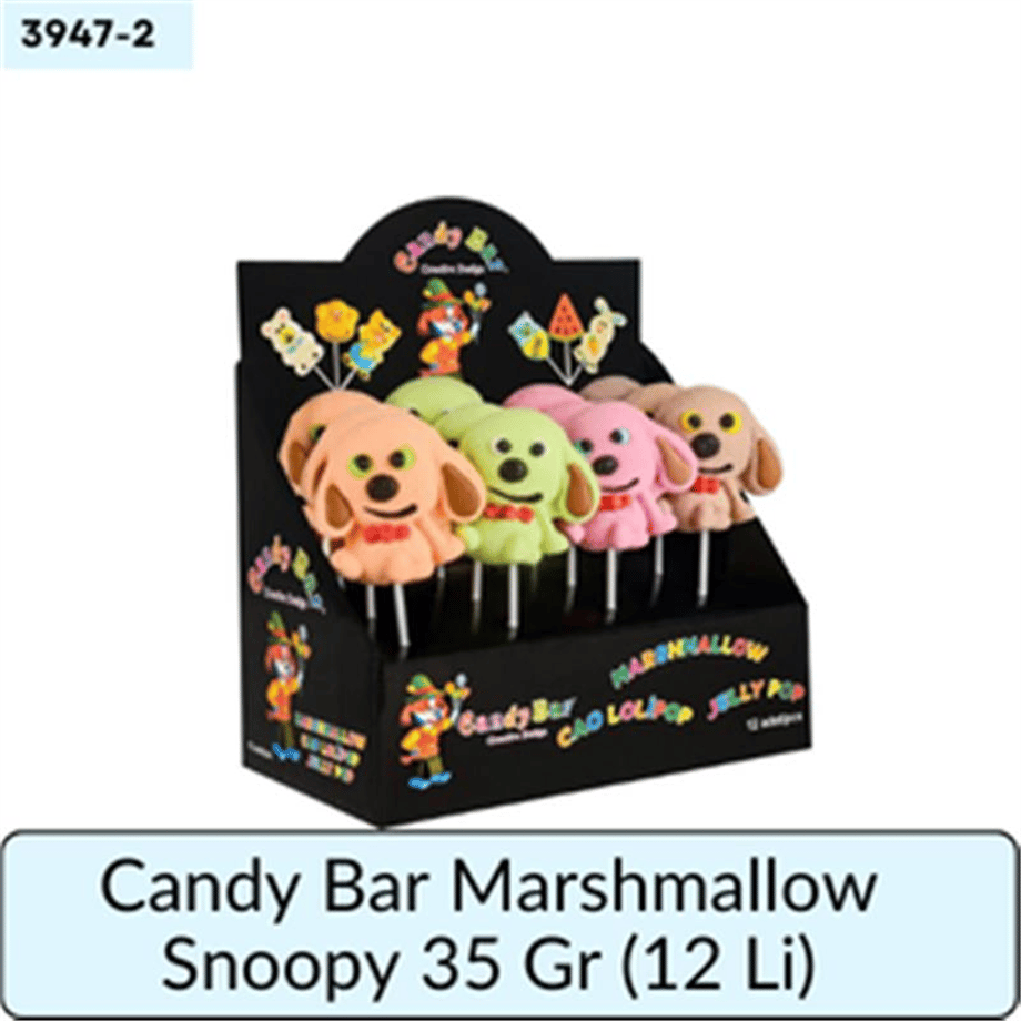 Candy Bar Marshmallow Snoopy 35 Gr   (12 Li)
