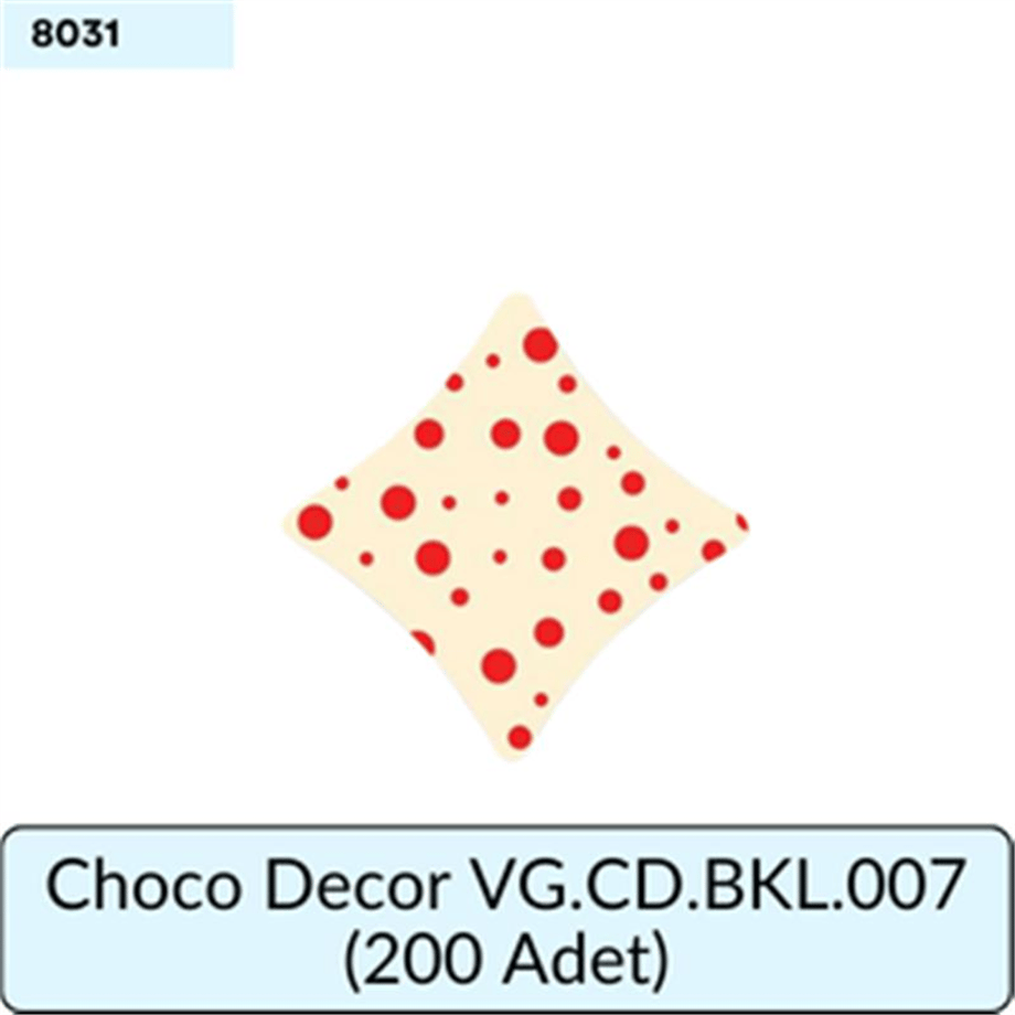 CHOCO DECOR VG CD BKL 007     (200 ADET)