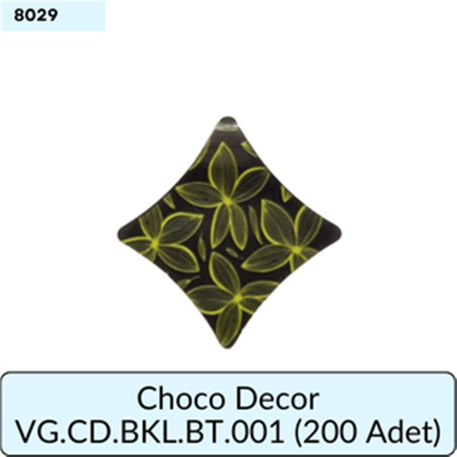 CHOCO DECOR VG CD BKL BT 003     (200 ADET)