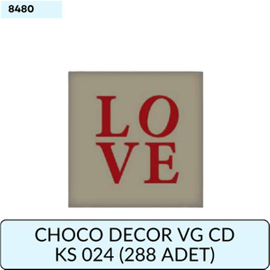 CHOCO DECOR VG CD KS 024    (288 ADET)