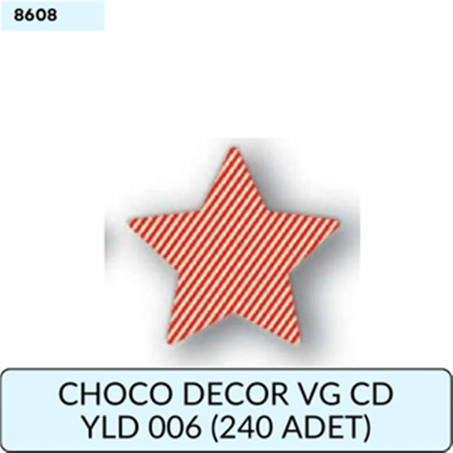 CHOCO DECOR VG CD YLD 006   (240 ADET)