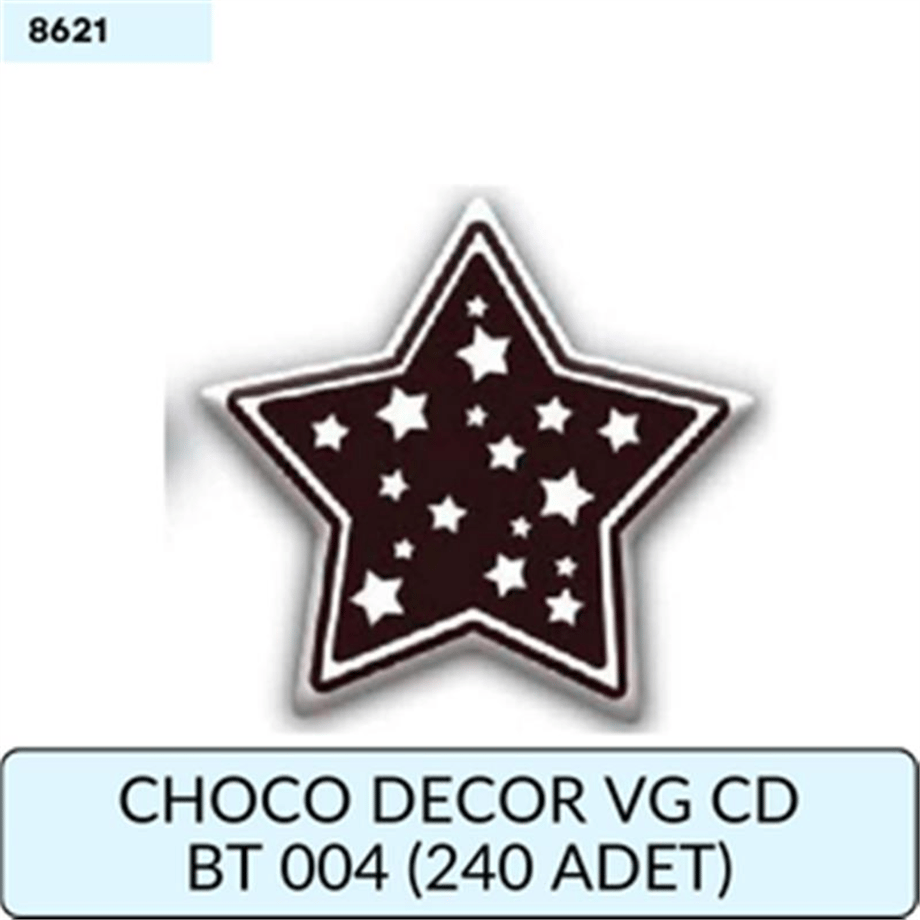 CHOCO DECOR VG CD YLD BT 004 (240 ADET)