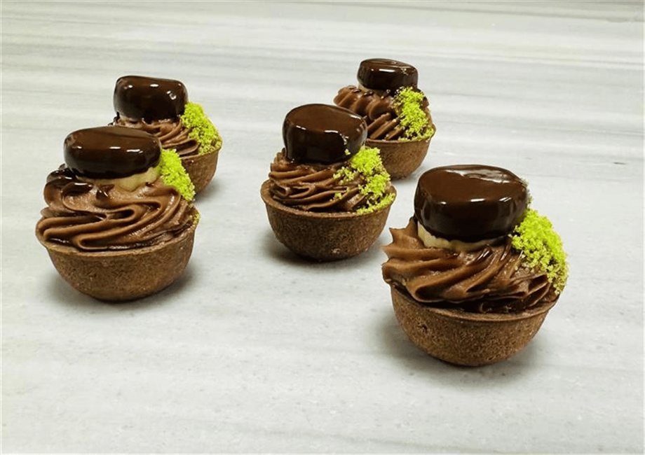 Cookie Oval Tart Tabanı Kakaolu   (324 Adet)