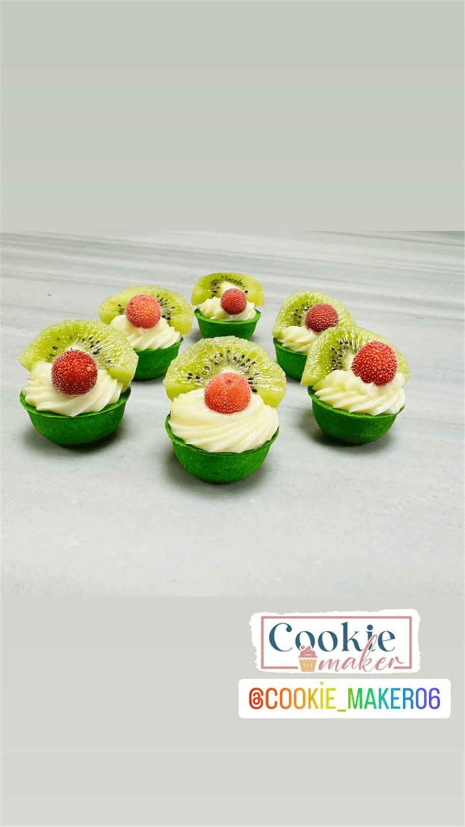 Cookie Oval Tart Tabanı Kivili   (324 Adet)