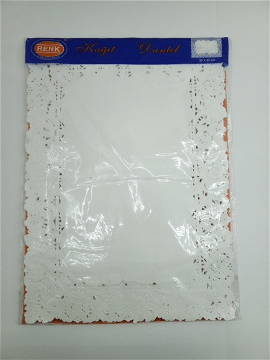 Dantel Mendil Kare 32*45 Cm (100 Adet)