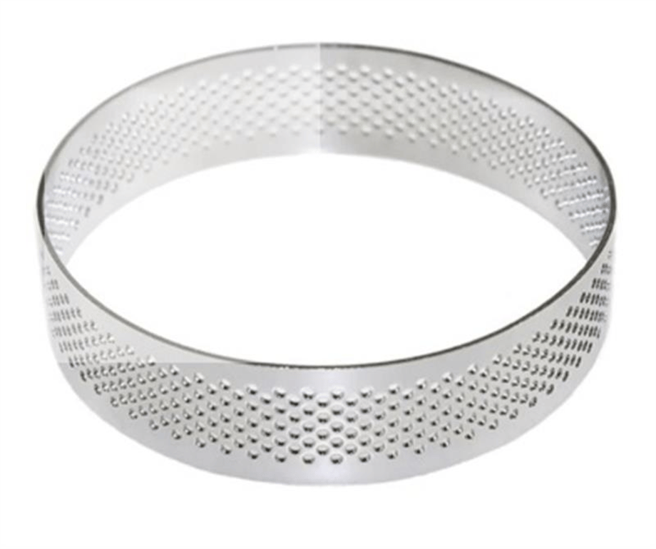 Delikli Tart Çemberi Yuvarlak 10 Cm