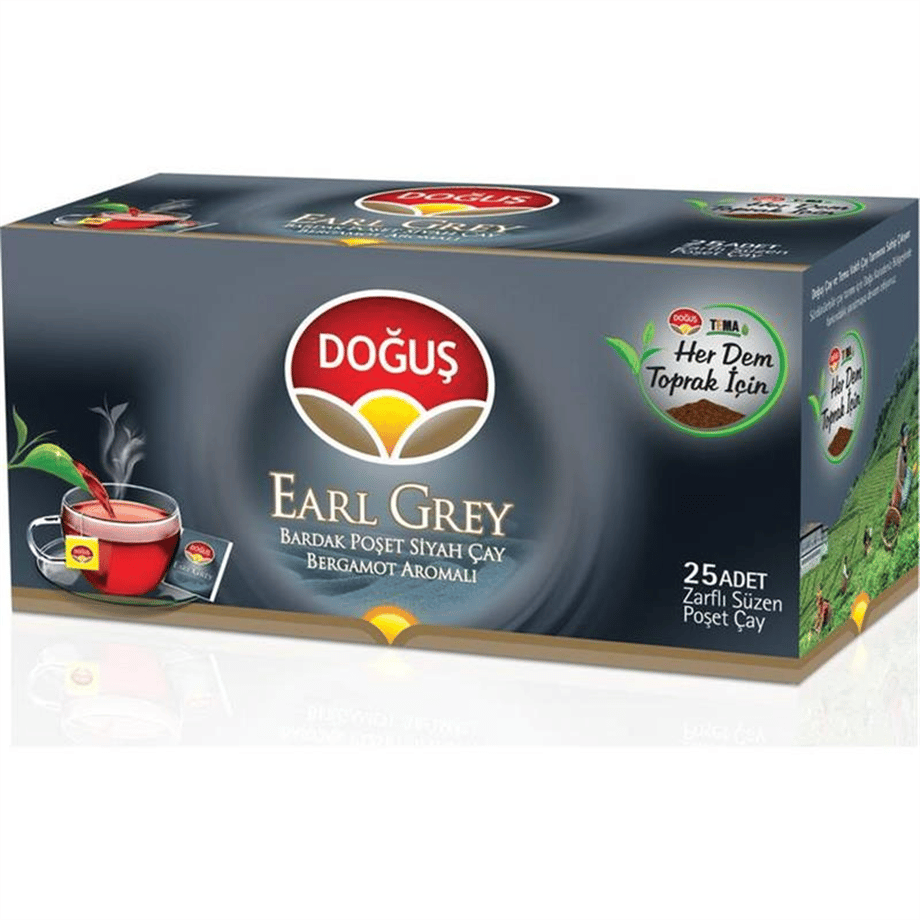 Doğuş Early Grey Süzen Poşet Çay  (25*2 Gr)
