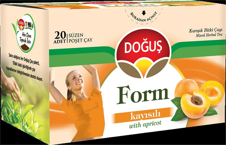 Doğuş Form Kayısılı Bitki Çayı    (20*1,8 Gr)