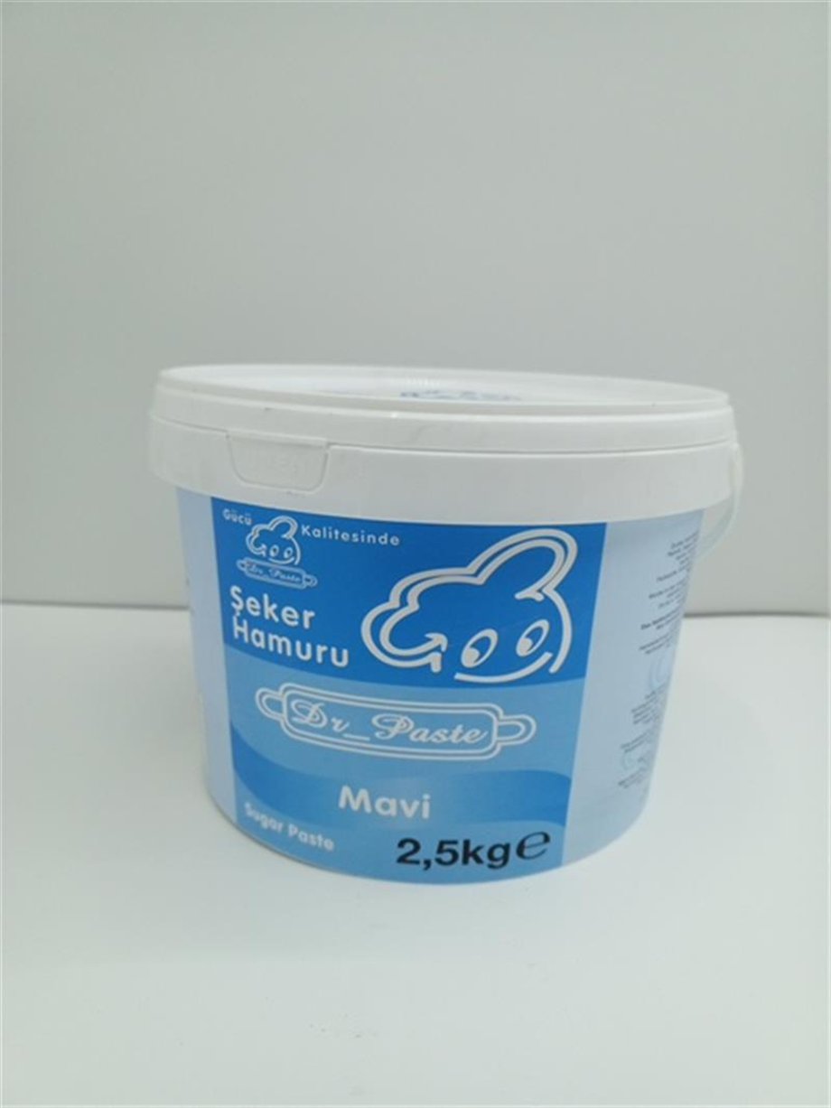 Dr. Paste Şeker Hamuru Mavi   (2,5 Kg)