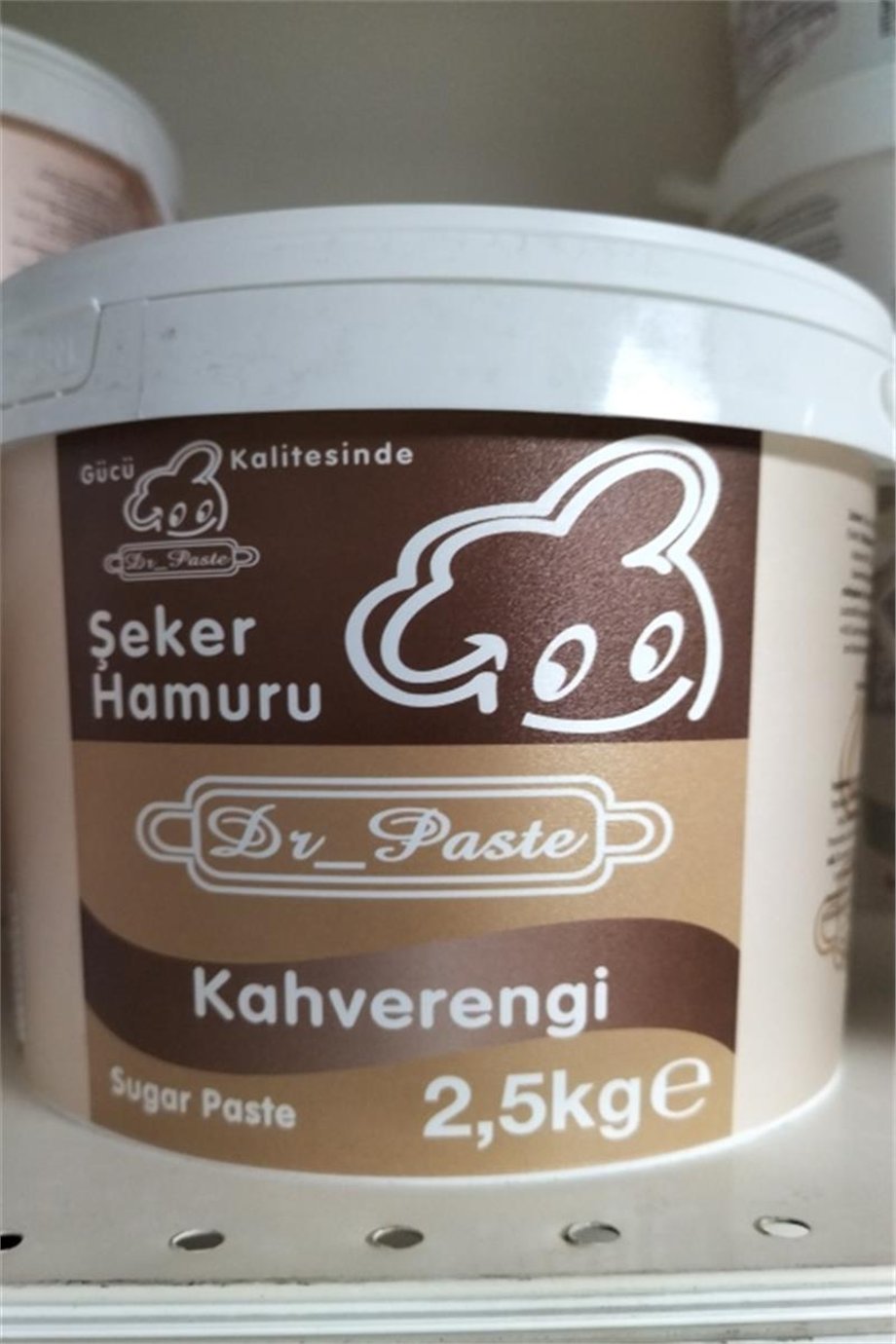 Dr. Paste Şeker Hamuru Kahverengi   (2,5 Kg)
