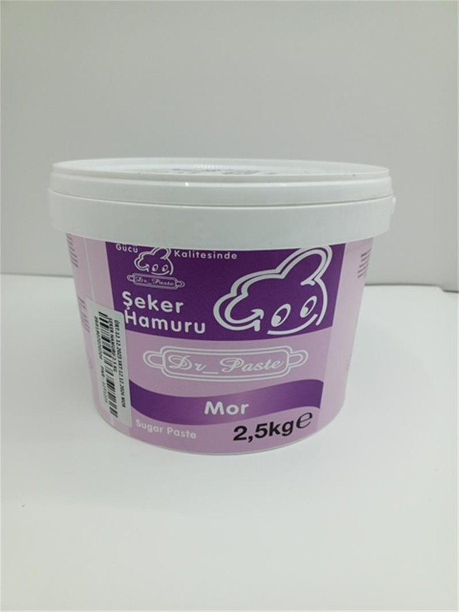Dr. Paste Şeker Hamuru Mor   (2,5 Kg)