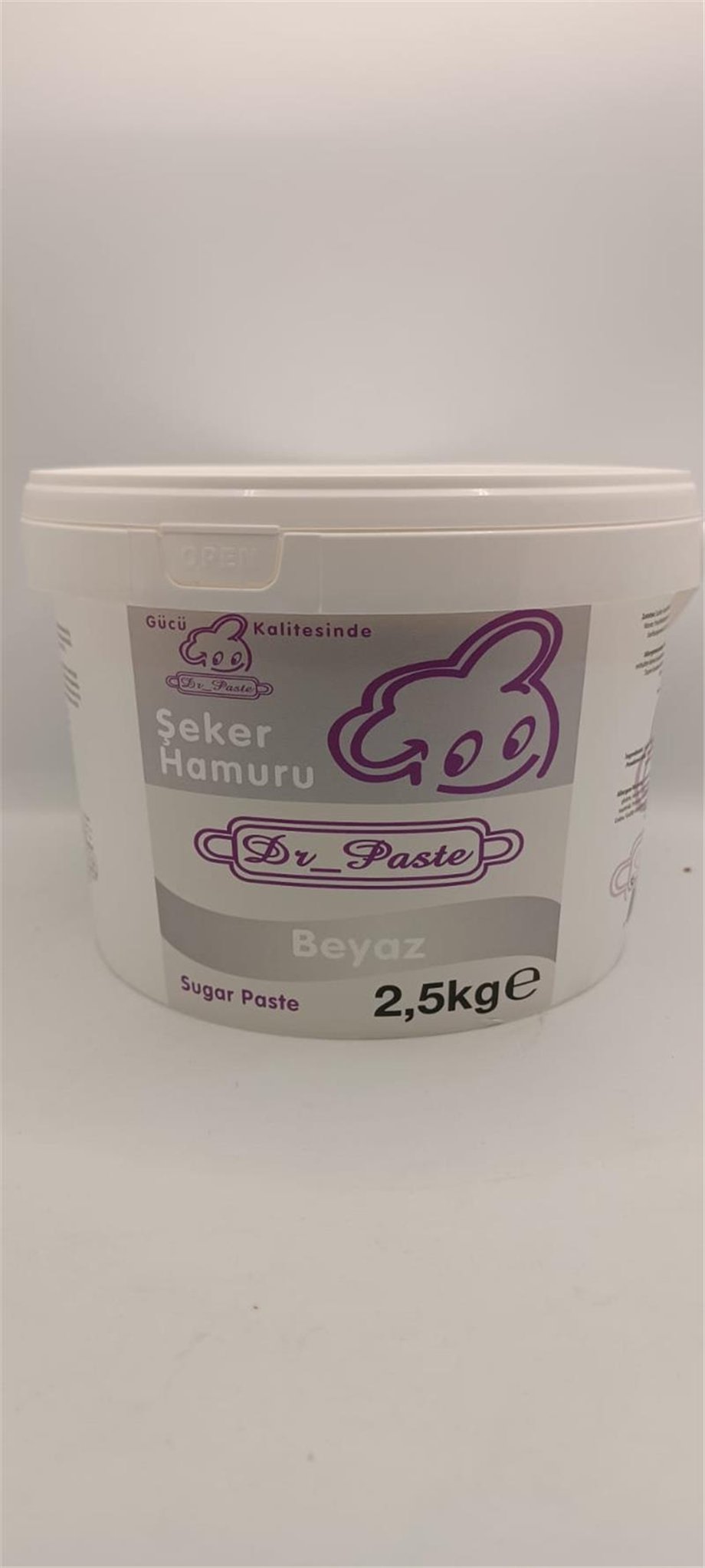 Dr. Paste Şeker Hamuru Beyaz   (2,5 Kg)