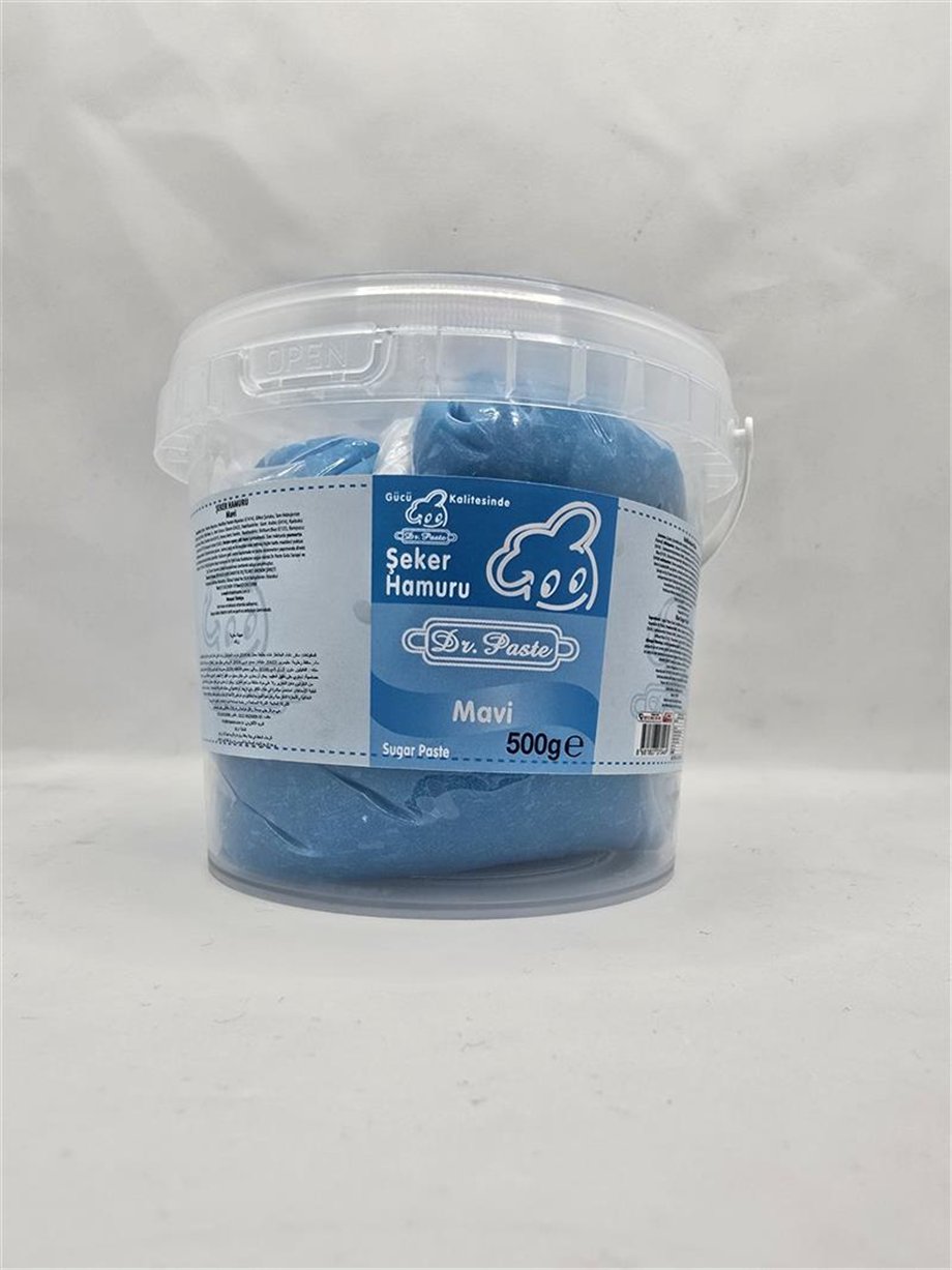 Dr. Paste Şeker Hamuru Mavi   (500 Gr)