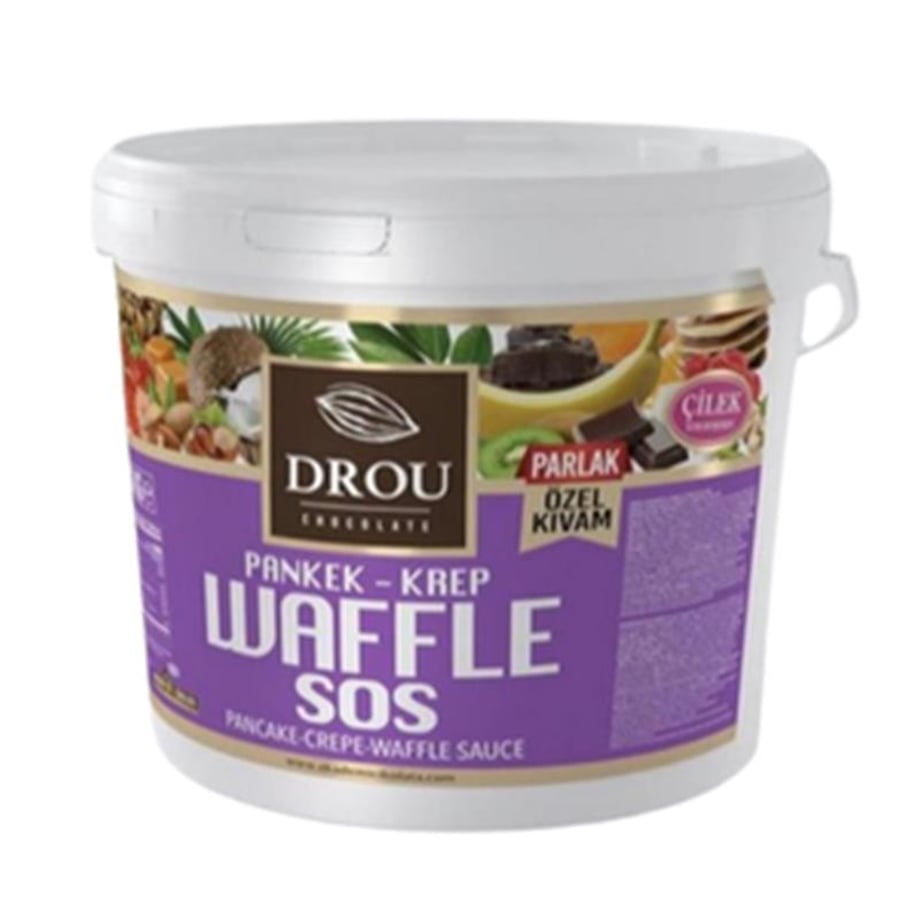 Drou Waffle Sos Çilek 10 Kg