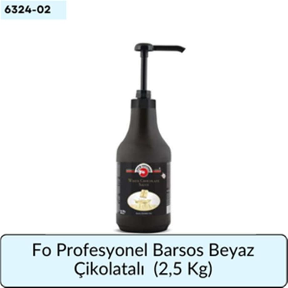 Fo Profesyonel Barsos Beyaz Çikolatalı   (2,5 Kg)