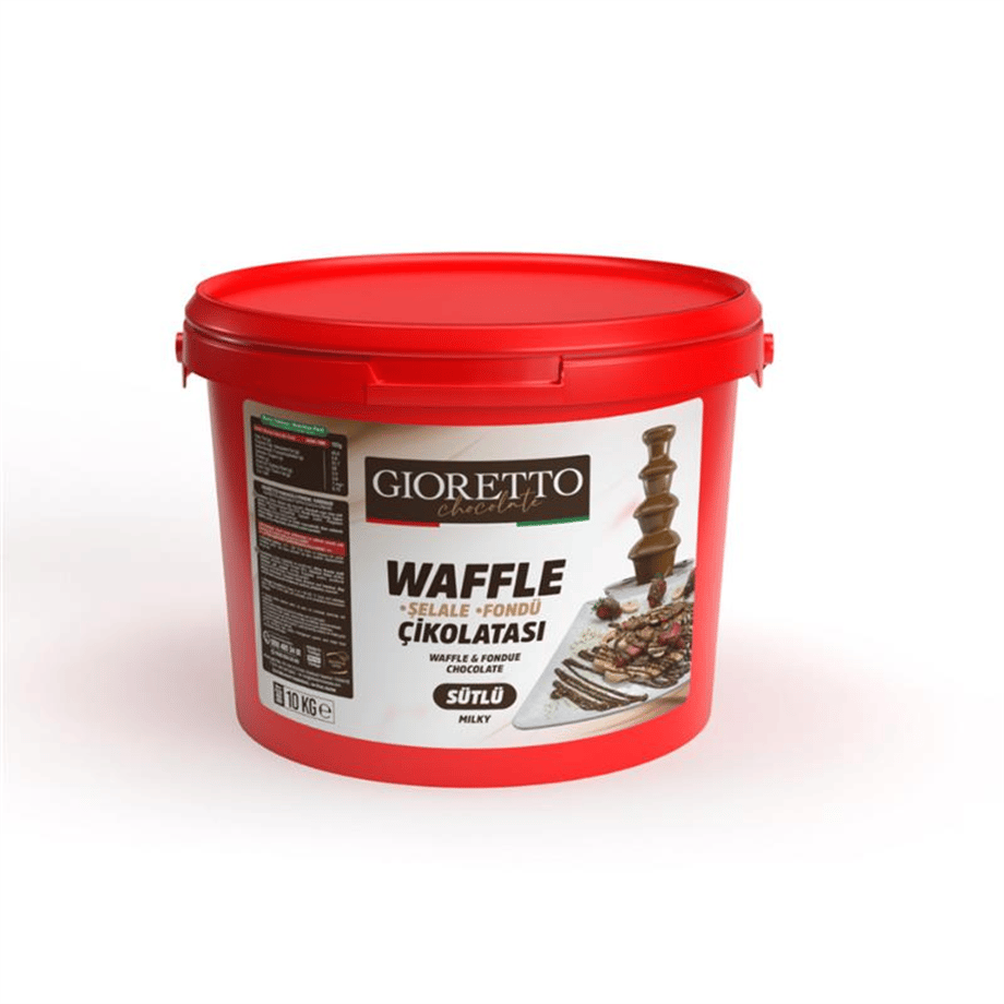 GIORETTO Waffle Şelale Fondü Çikolata Sütlü 10 kg