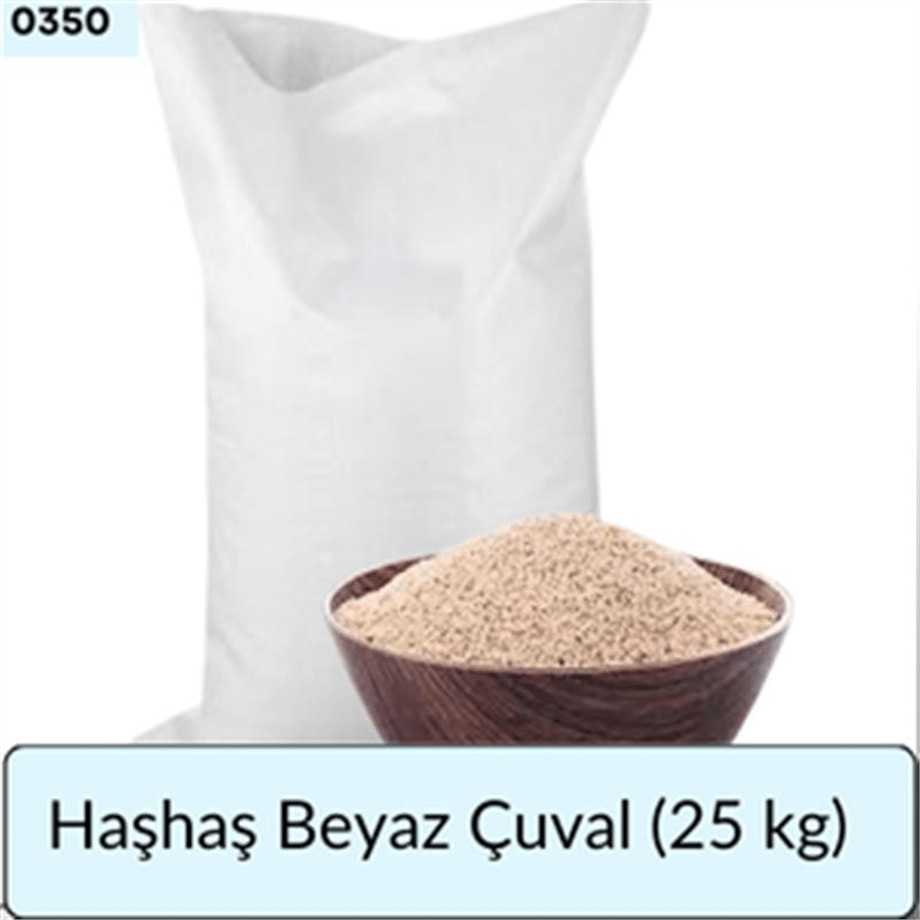 Haşhaş Beyaz ÇUVAL (25 Kg)