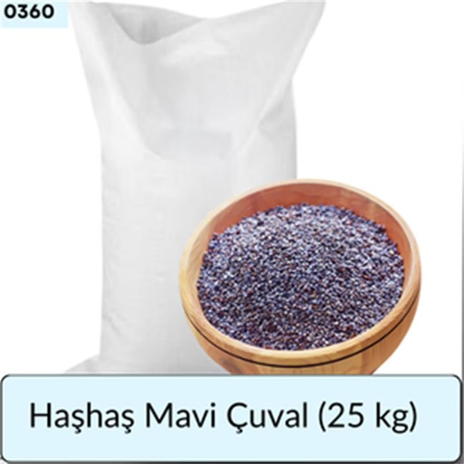 Haşhaş Mavi ÇUVAL (25 Kg)