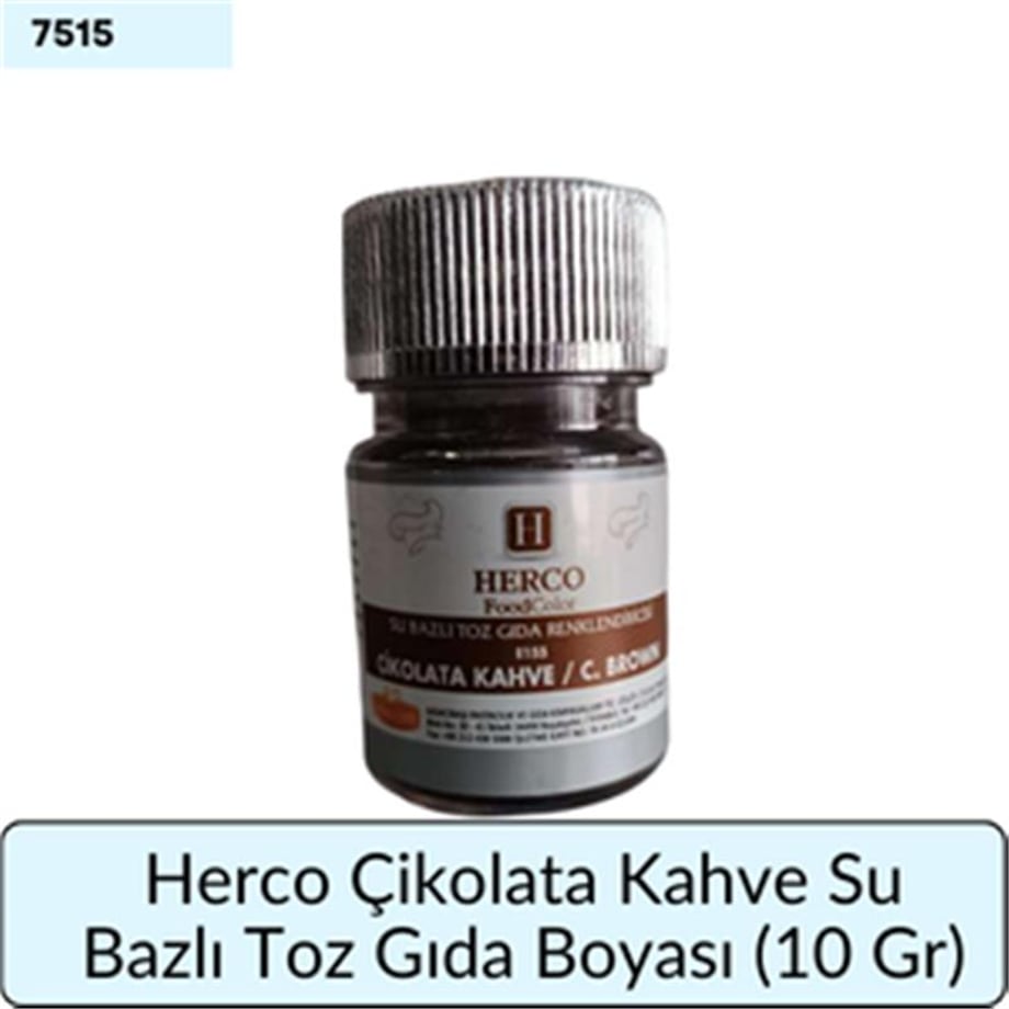 Herco Çik Kahve Su Bazlı Toz Gıda Boyası   (10 GR)
