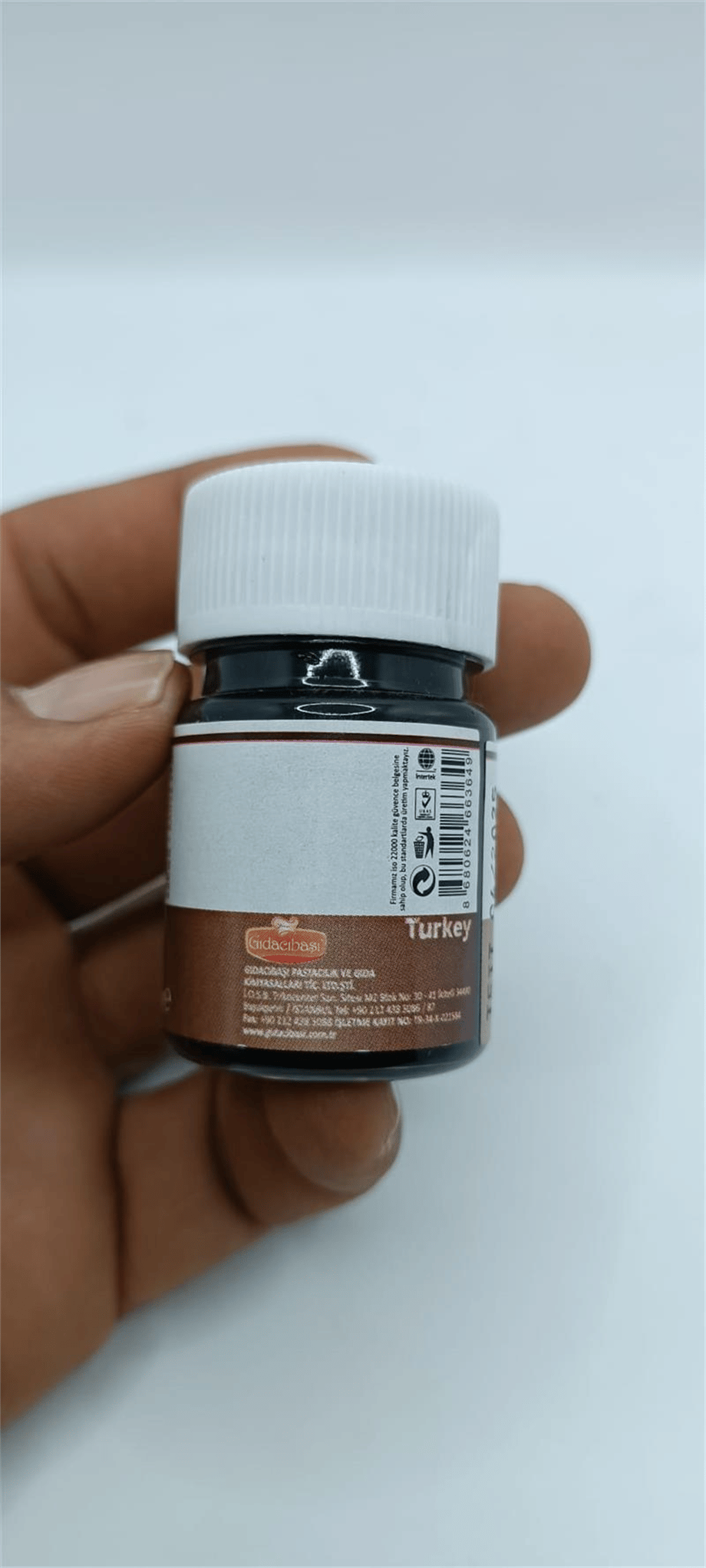 Herco Çikolata Kahve Jel Gıda Boyası   (30 GR)