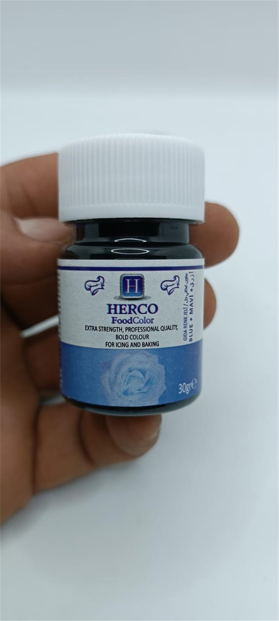Herco Mavi Jel Gıda Boyası   (30 GR)