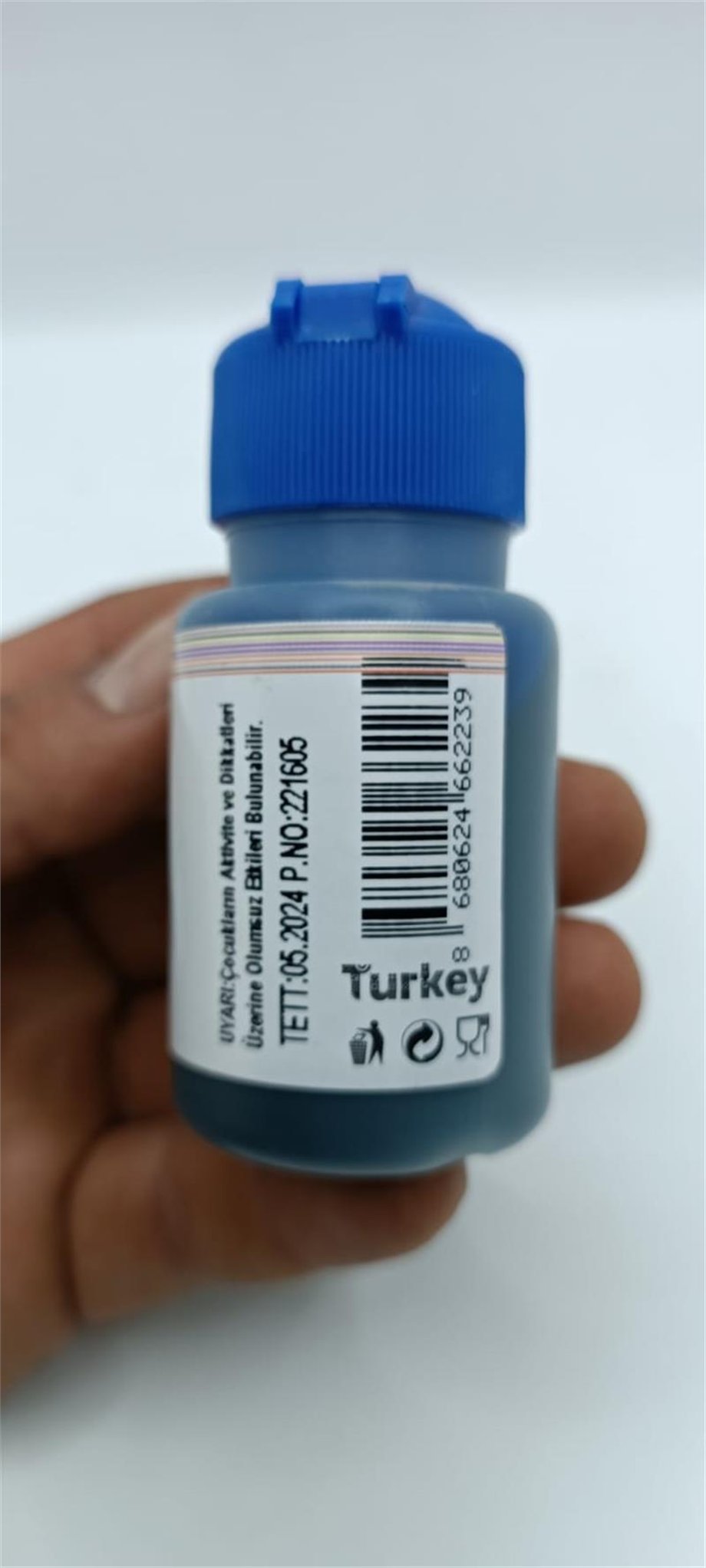 Herco Mavi Sıvı Gıda Boyası   (50 CC)