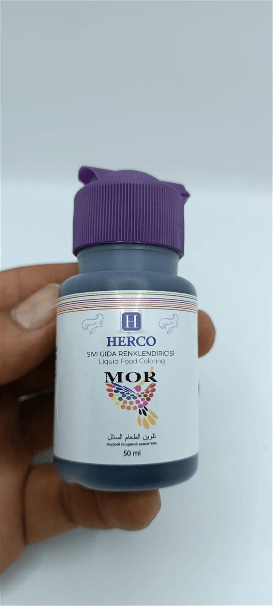 Herco Mor Sıvı Gıda Boyası   (50 CC)