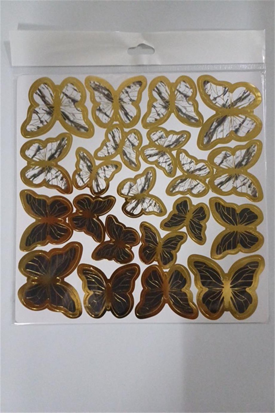 Kelebek Pasta Süsü Siyah   (126 Lı)